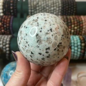 65mm Kiwi Jasper Sphere